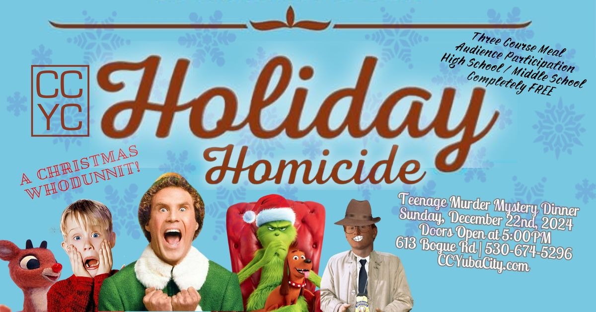 Unravel the Mystery at Yuba City's Holiday Homicide Dinner